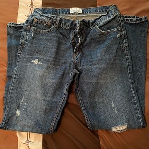 Aeropostale jeans size 33/34 distressed
